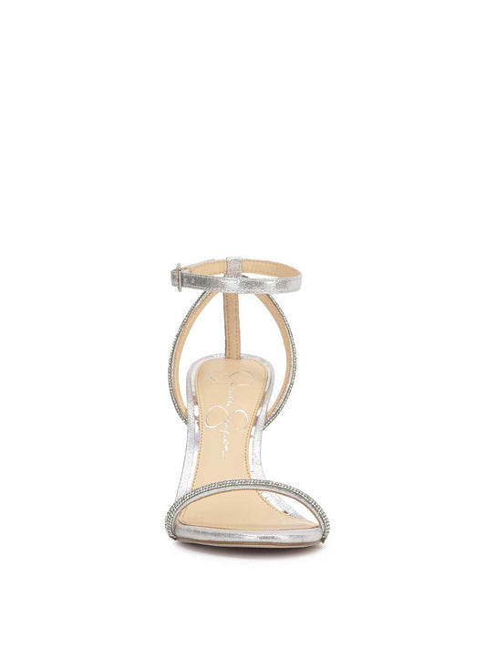 Jessica Simpson On Sale | Baharia High Heel in Silver Shimmer