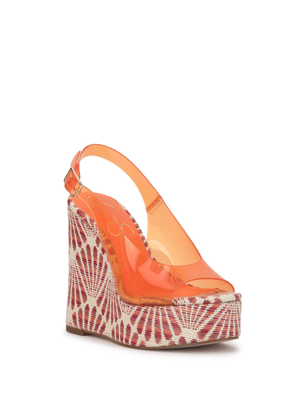 Jessica Simpson For Sale | Kaliese Wedge in Tangerine