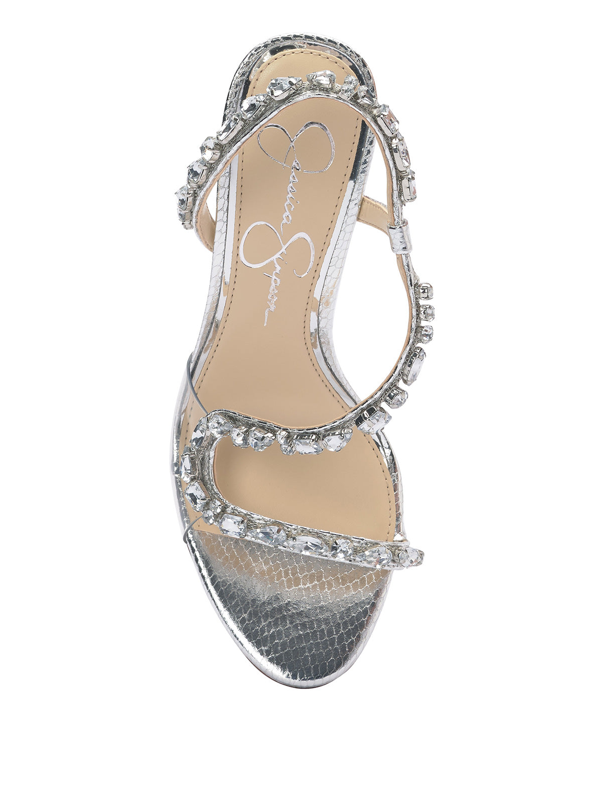 Jessica Simpson Sale | Jaycin High Heel in Silver Snake