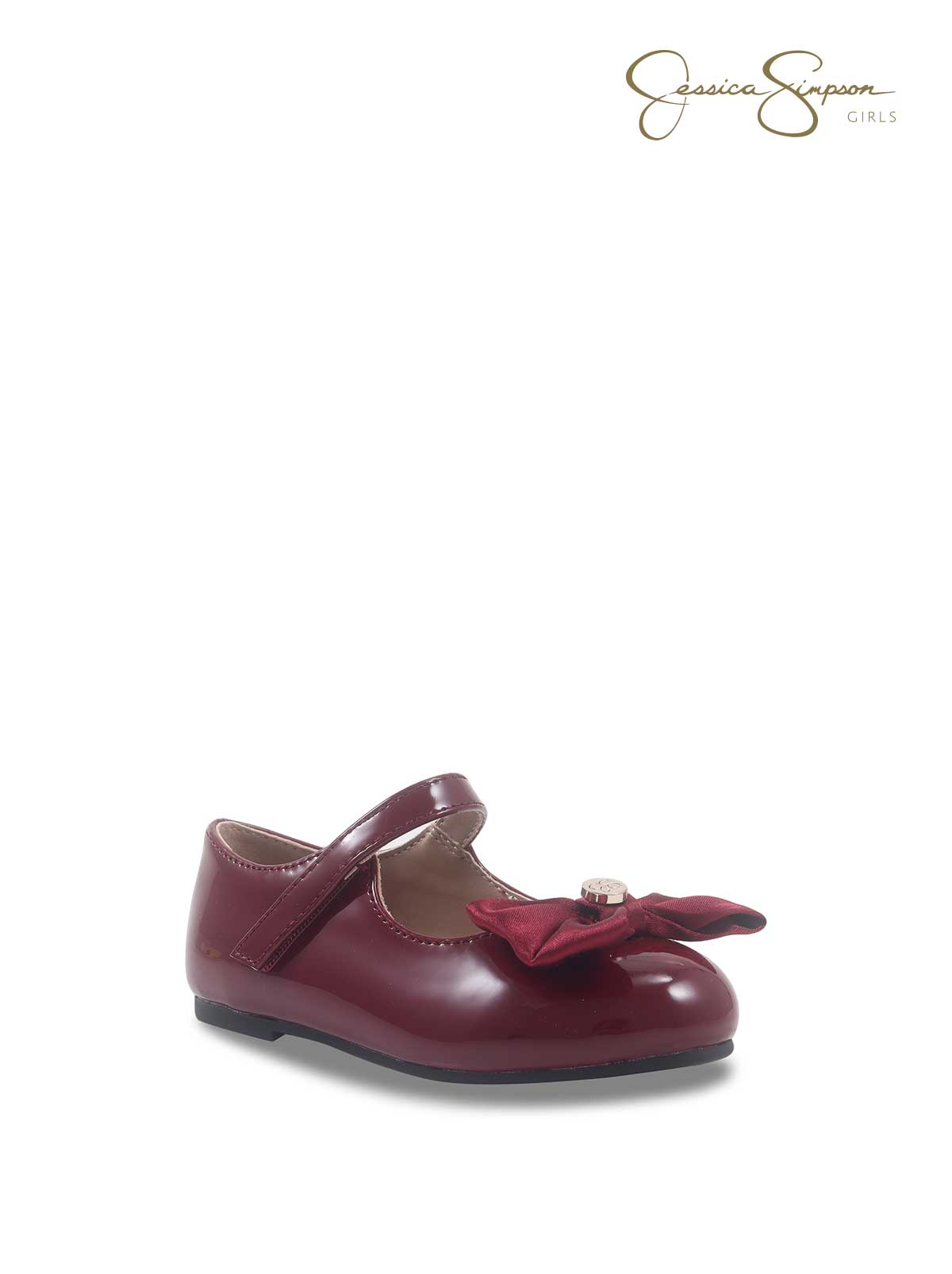 Jessica Simpson Sale | Toddler Amy Big Bow Mary Jane in Maroon