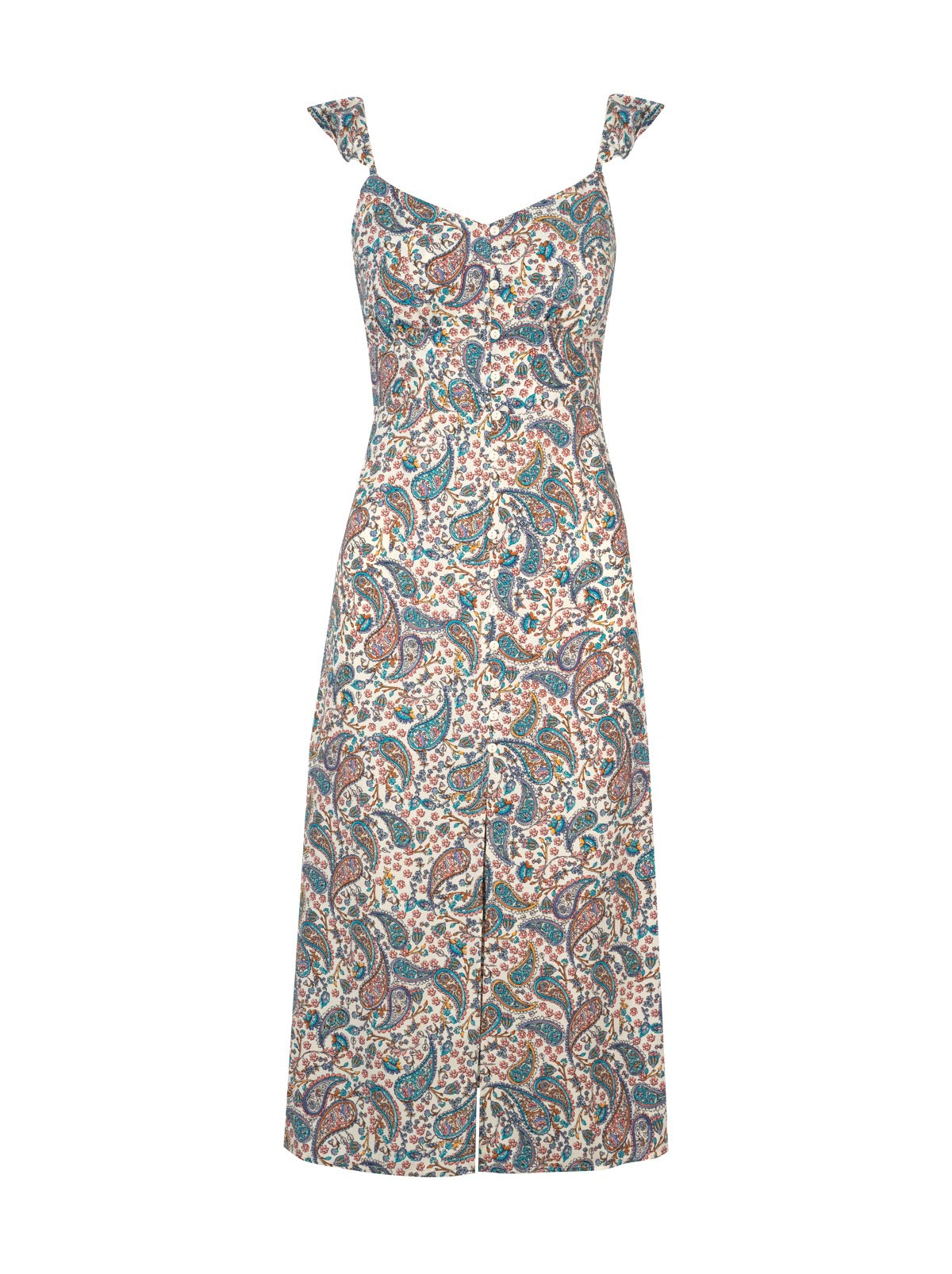 Jessica Simpson Outlet | Sahira Dress in Buttercream Playful Paisleys