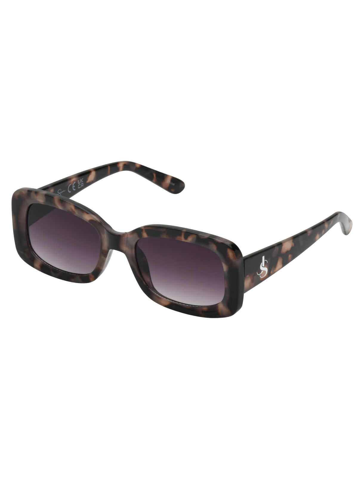 Jessica Simpson On Sale | Retro Sunglasses in Oatmeal Tortoise