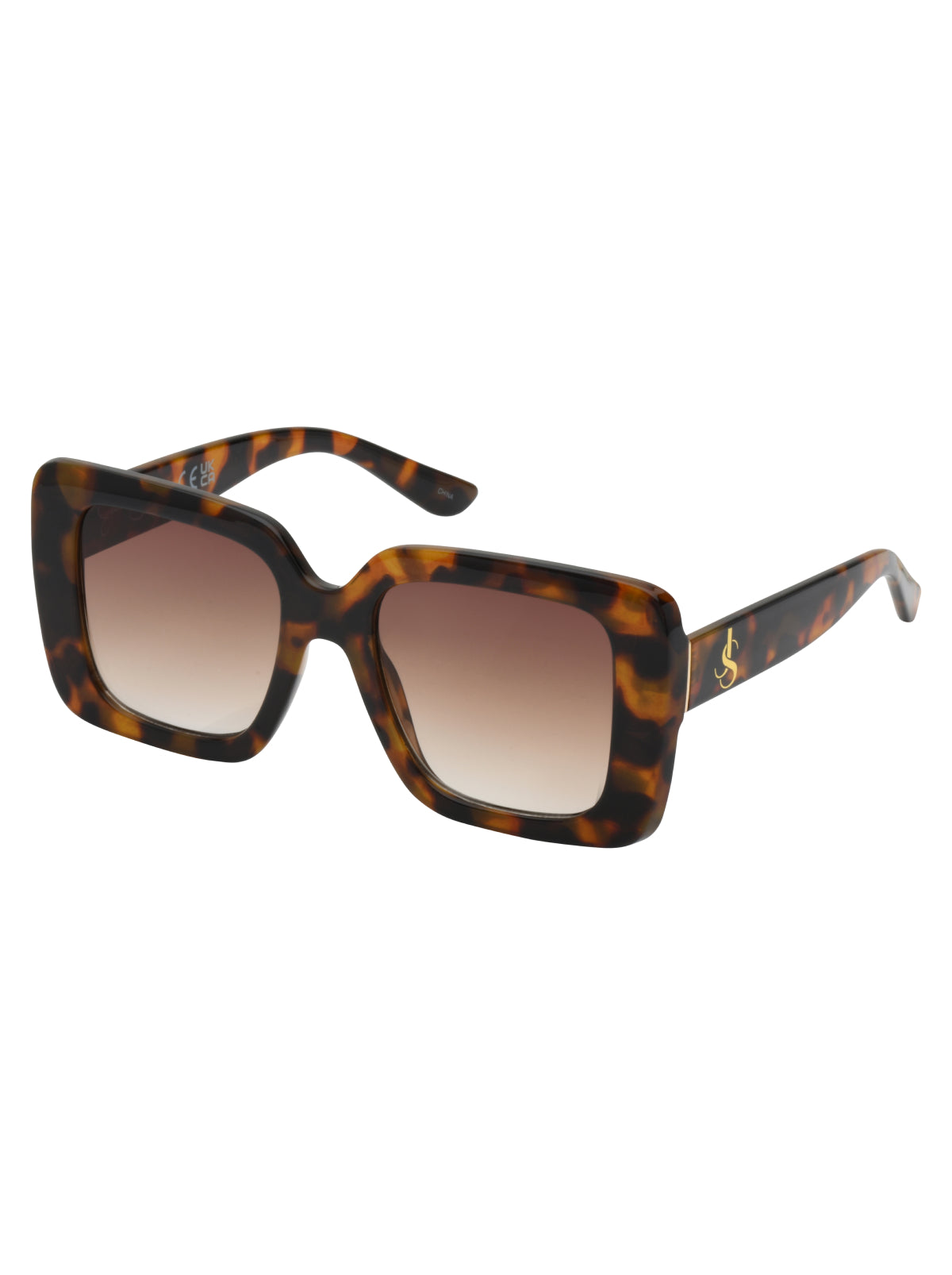 Jessica Simpson Discount | Fashionable Square Sunglasses in Tortoise