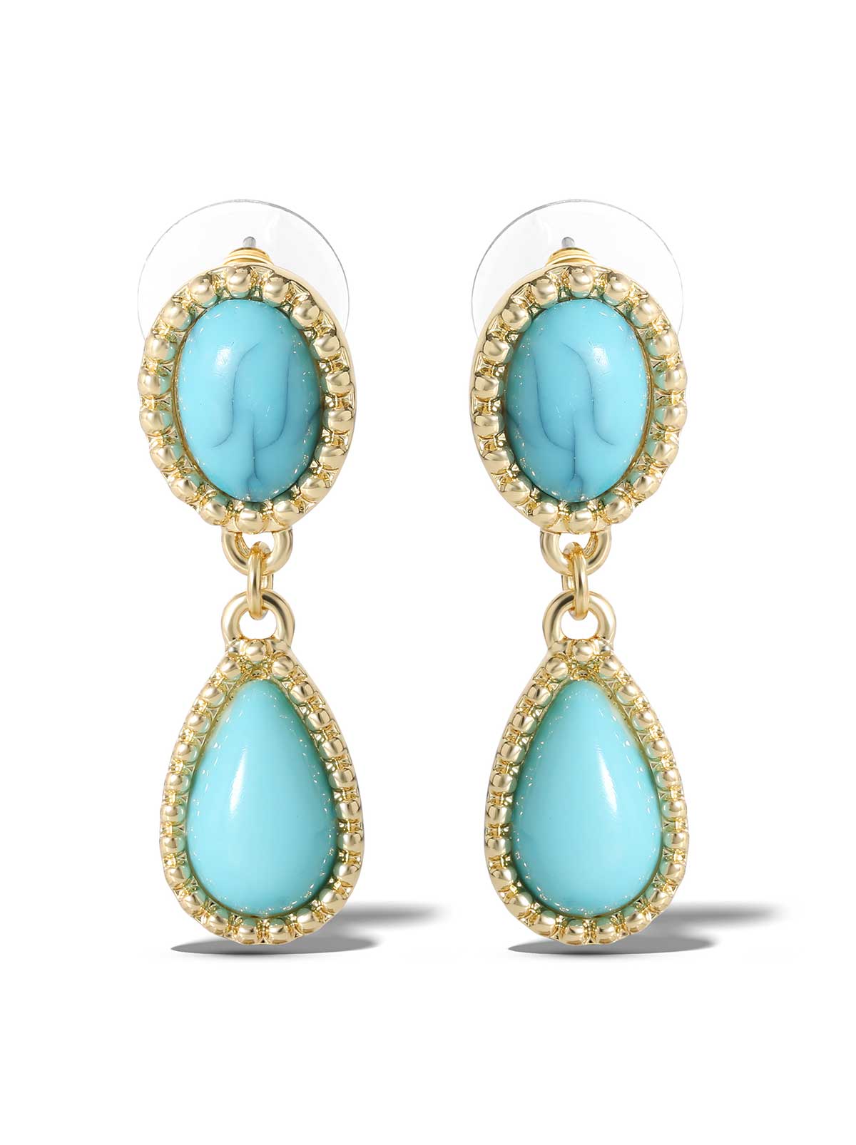 Jessica Simpson Discount | Turquoise Stone Drop Earrings