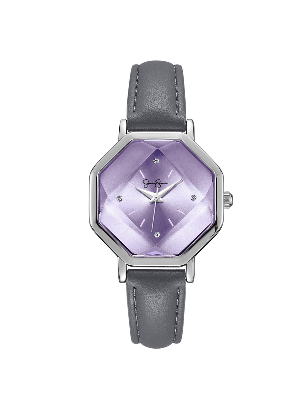 Jessica Simpson Discount | Octagonal Face Watch in Silver