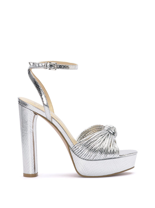 Jessica Simpson Sale | Immie Platform Sandal in Silver Snake