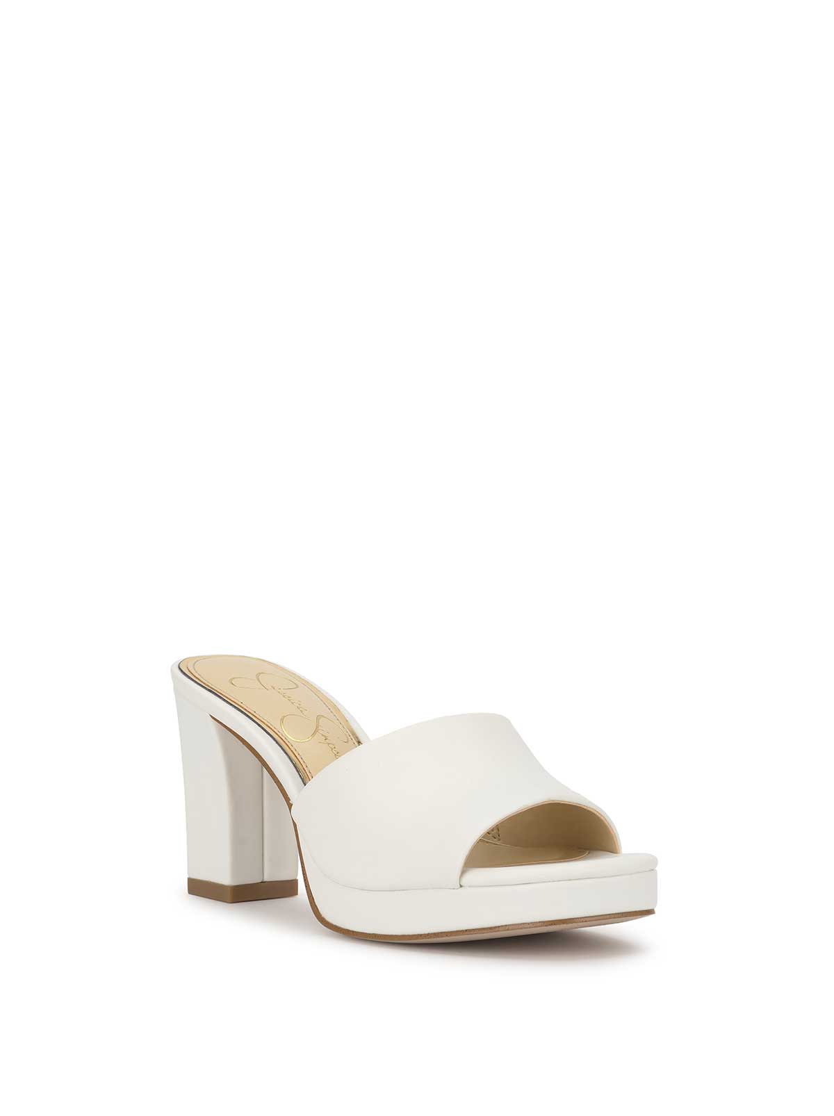 Jessica Simpson Discount | Elyzza High Heel Slide in Bright White