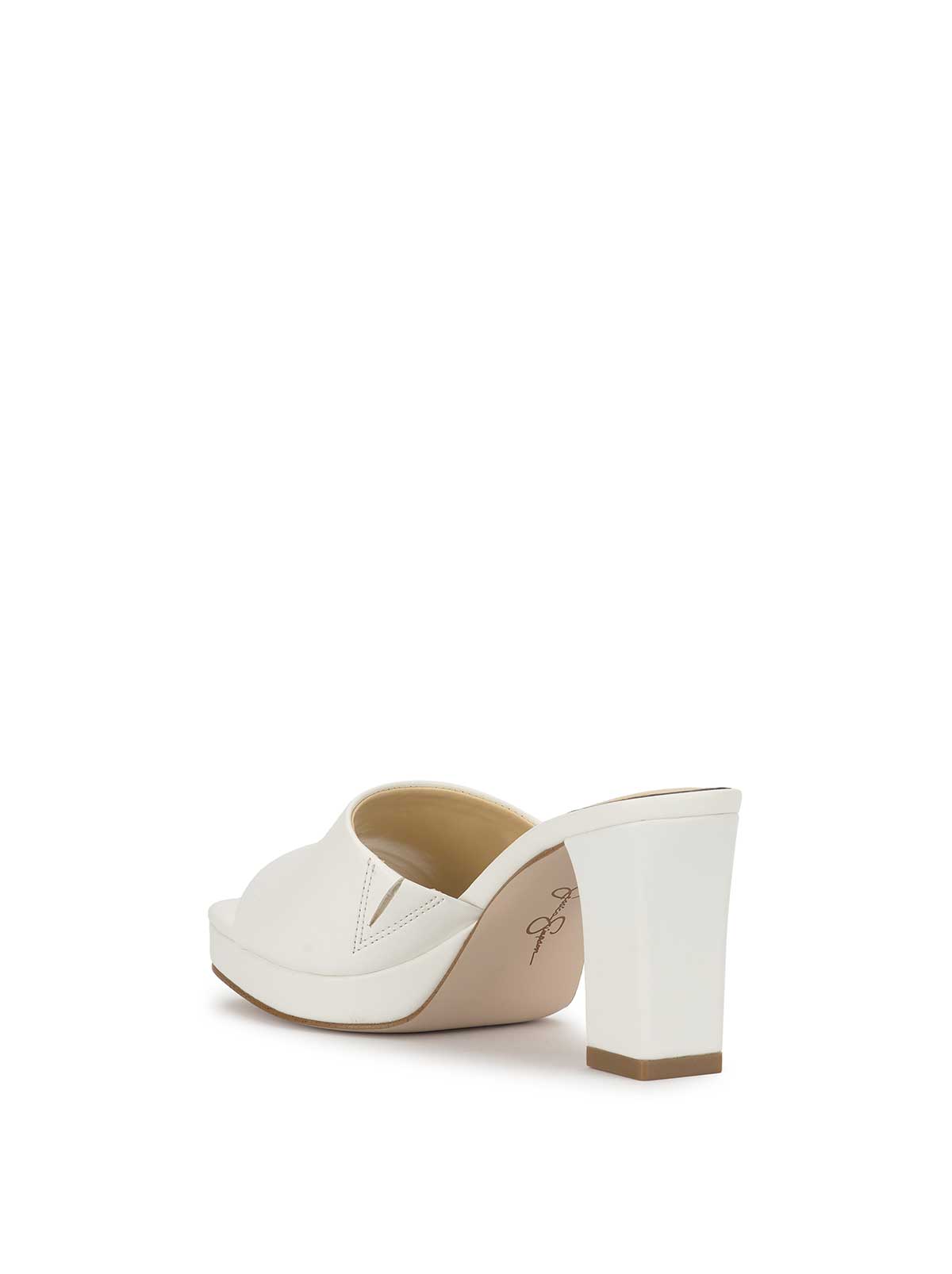 Jessica Simpson Discount | Elyzza High Heel Slide in Bright White