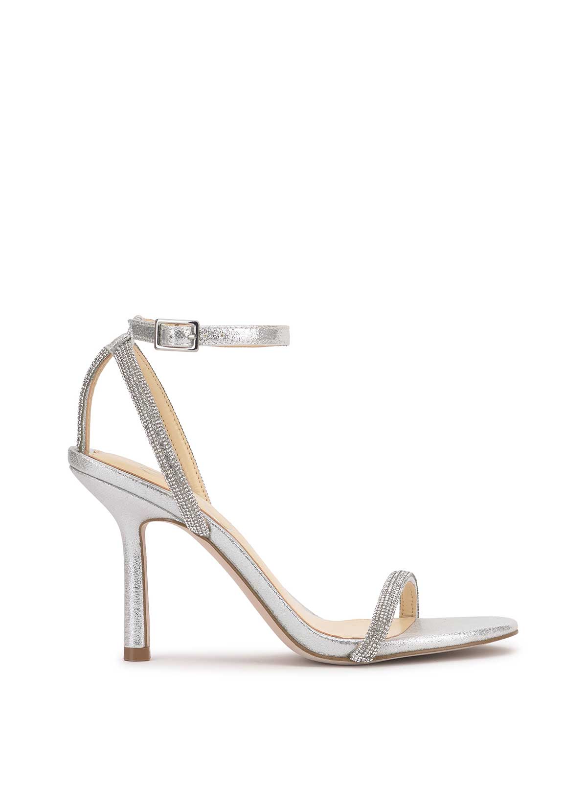 Jessica Simpson On Sale | Baharia High Heel in Silver Shimmer