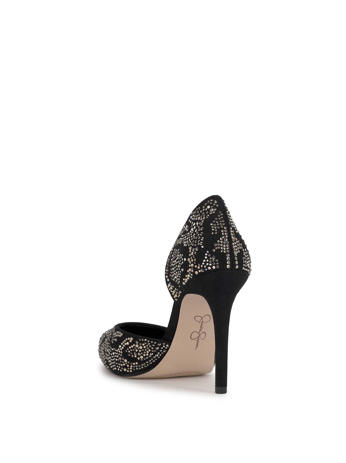 Jessica Simpson Discount | Prizma D'Orsay Pump in Black Leopard Sparkle