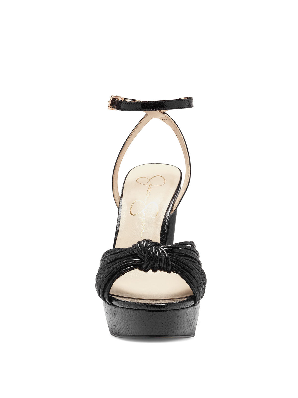 Jessica Simpson Online | Immie Platform Sandal in Black Snake