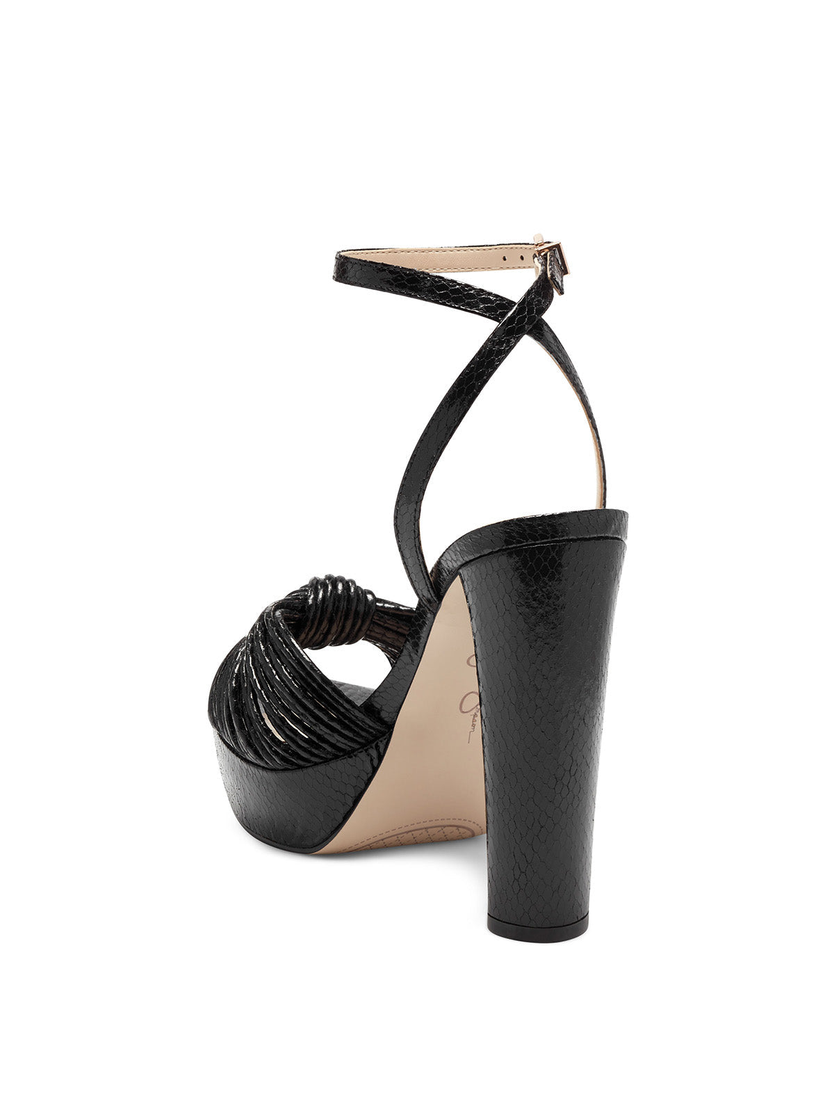Jessica Simpson Online | Immie Platform Sandal in Black Snake