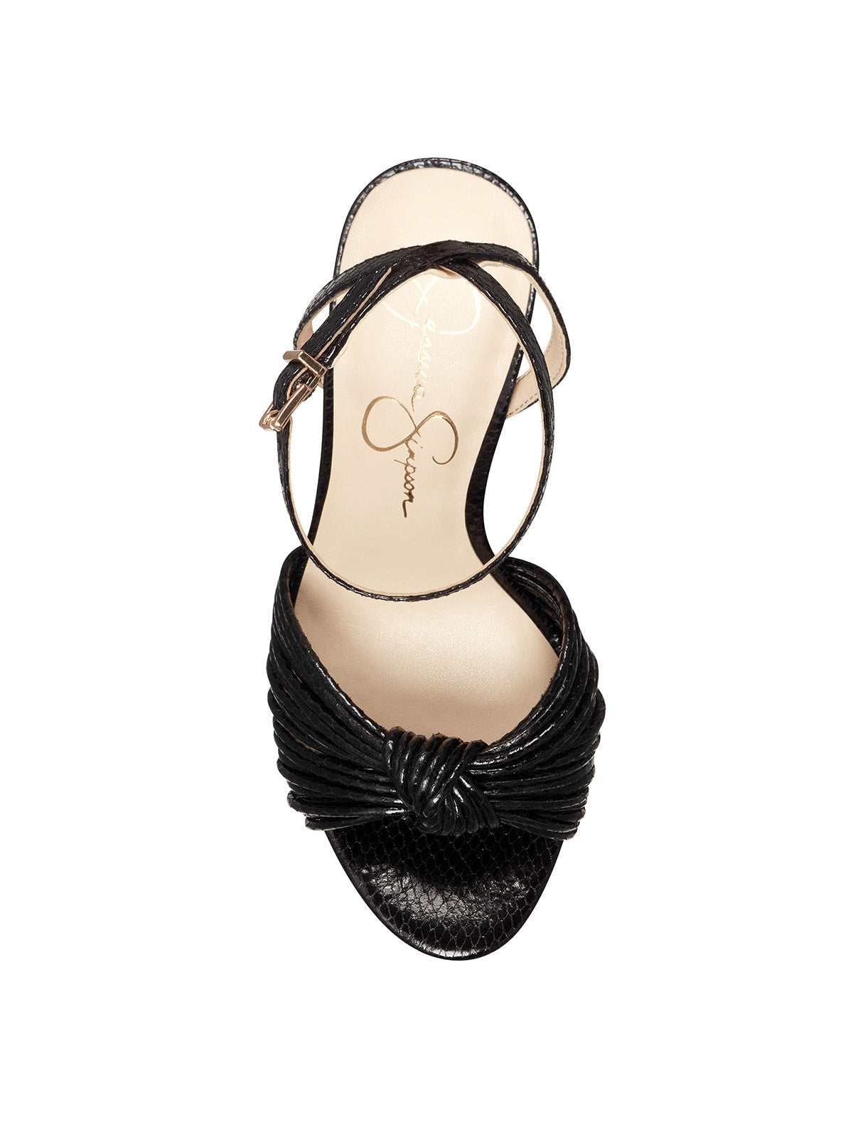 Jessica Simpson Online | Immie Platform Sandal in Black Snake