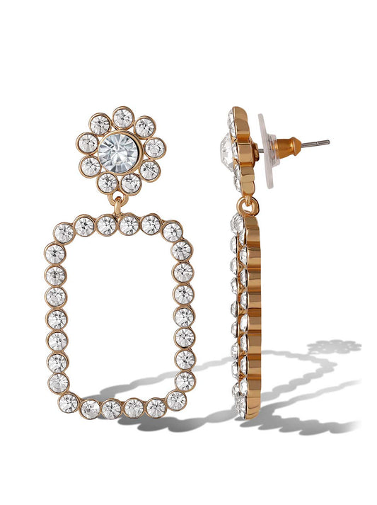 Jessica Simpson Discount | Daisy Drop Crystal Statement Earrings