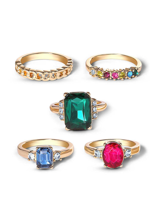 Jessica Simpson Sale | Bold 5 Piece Ring Set
