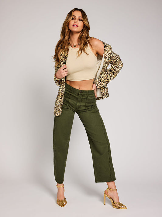 Jessica Simpson For Sale | Relaxed Barrel Jeans in Forest Night