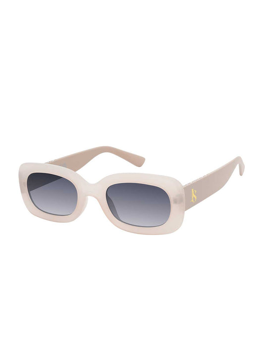 Jessica Simpson On Sale | Glam Oval Sunglasses in Cream & Nude