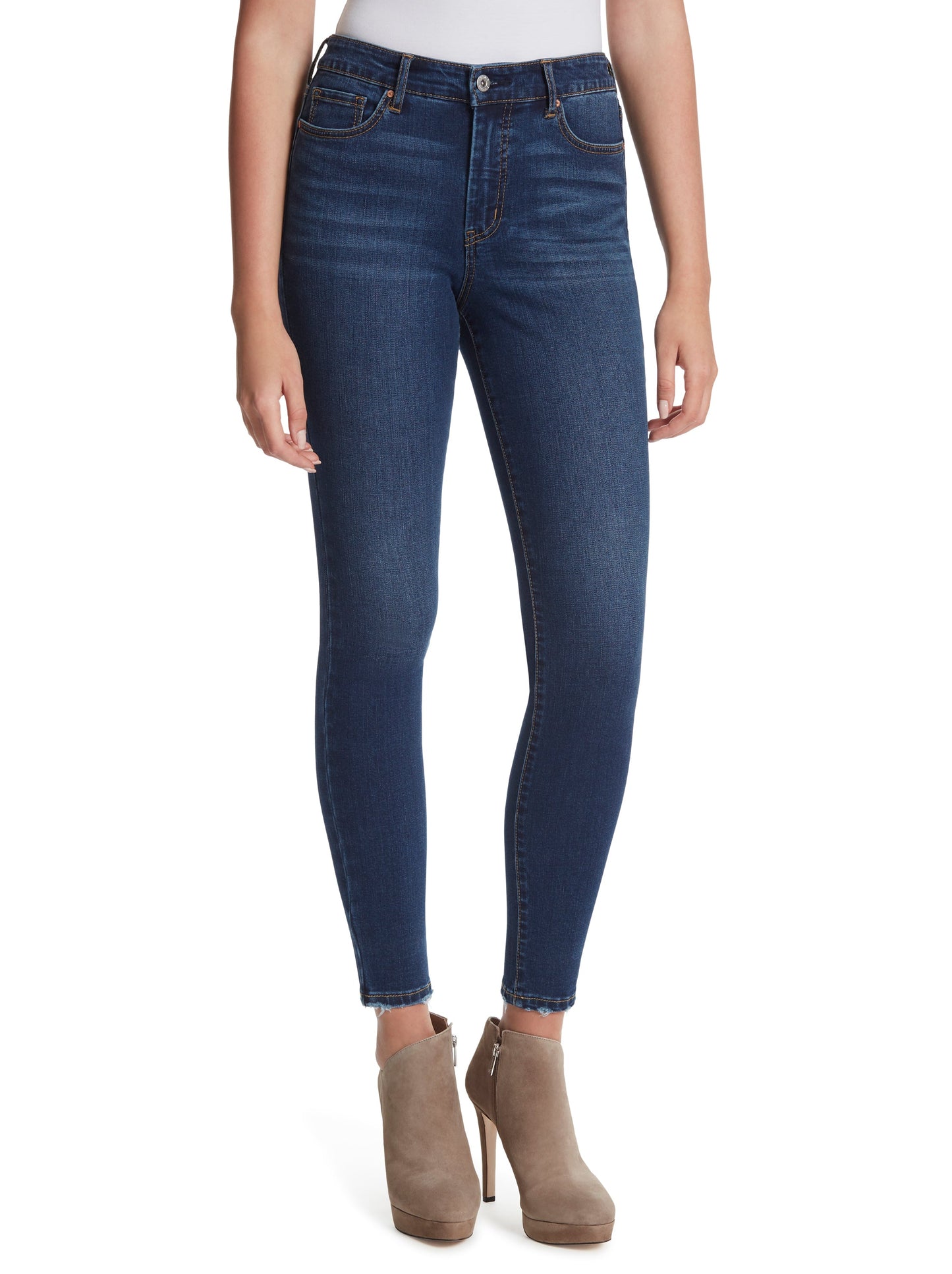 Jessica Simpson Outlet | Adored High Rise Ankle Skinny Jeans in Mia