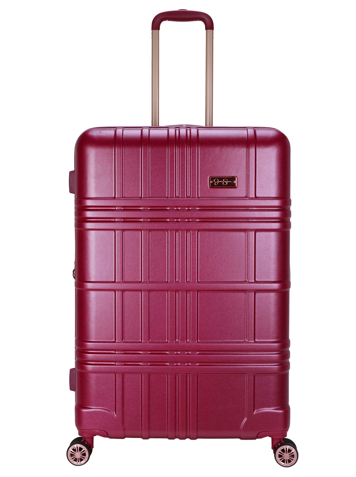 Jessica Simpson Outlet | Jewel Plaid Luggage Collection in Violet