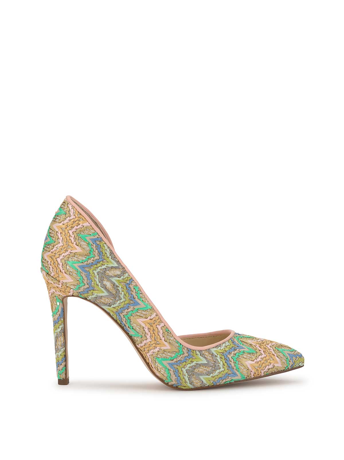 Jessica Simpson Outlet | Prizma D'Orsay Pump in Raffia Chevron