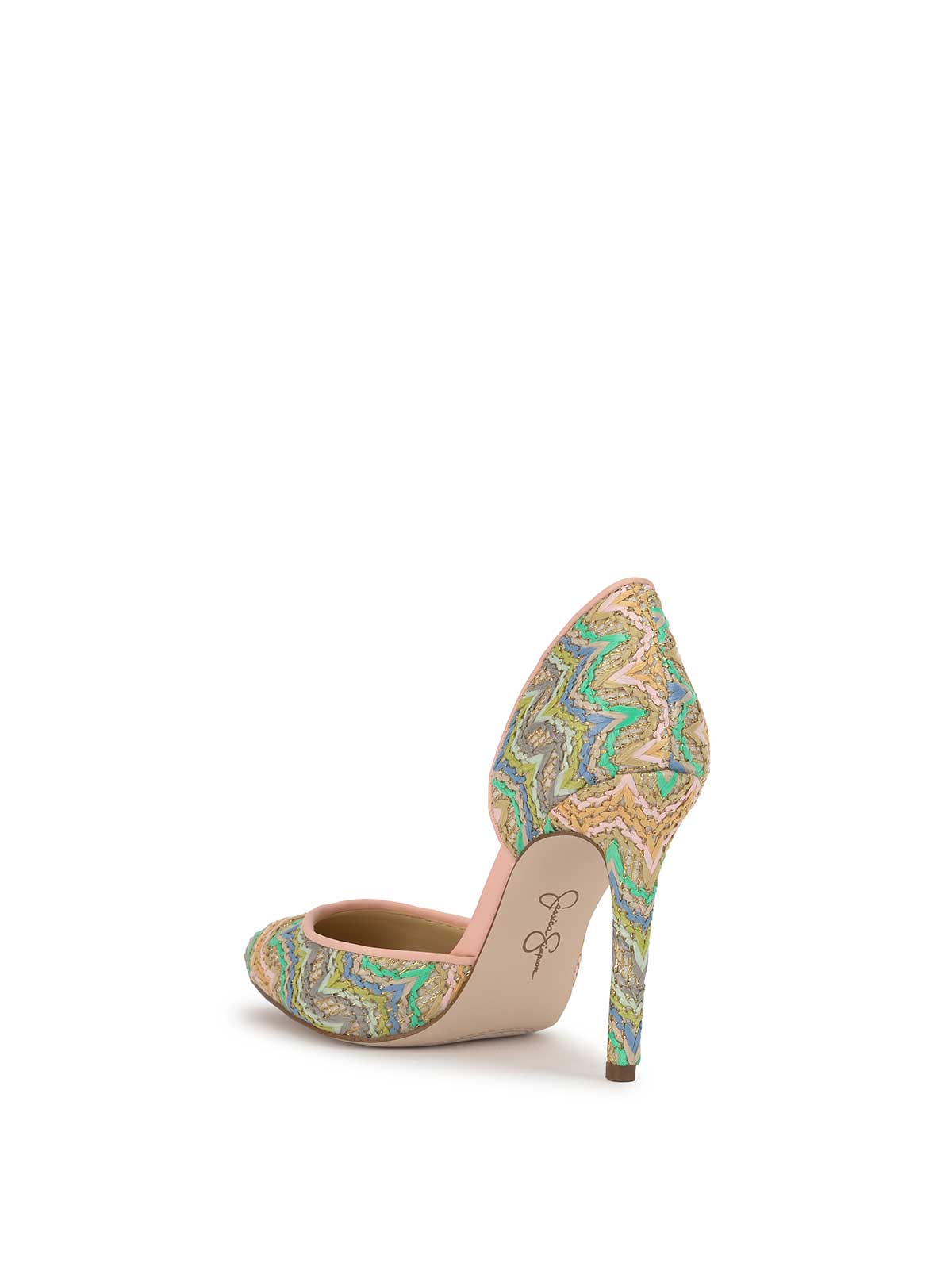 Jessica Simpson Outlet | Prizma D'Orsay Pump in Raffia Chevron
