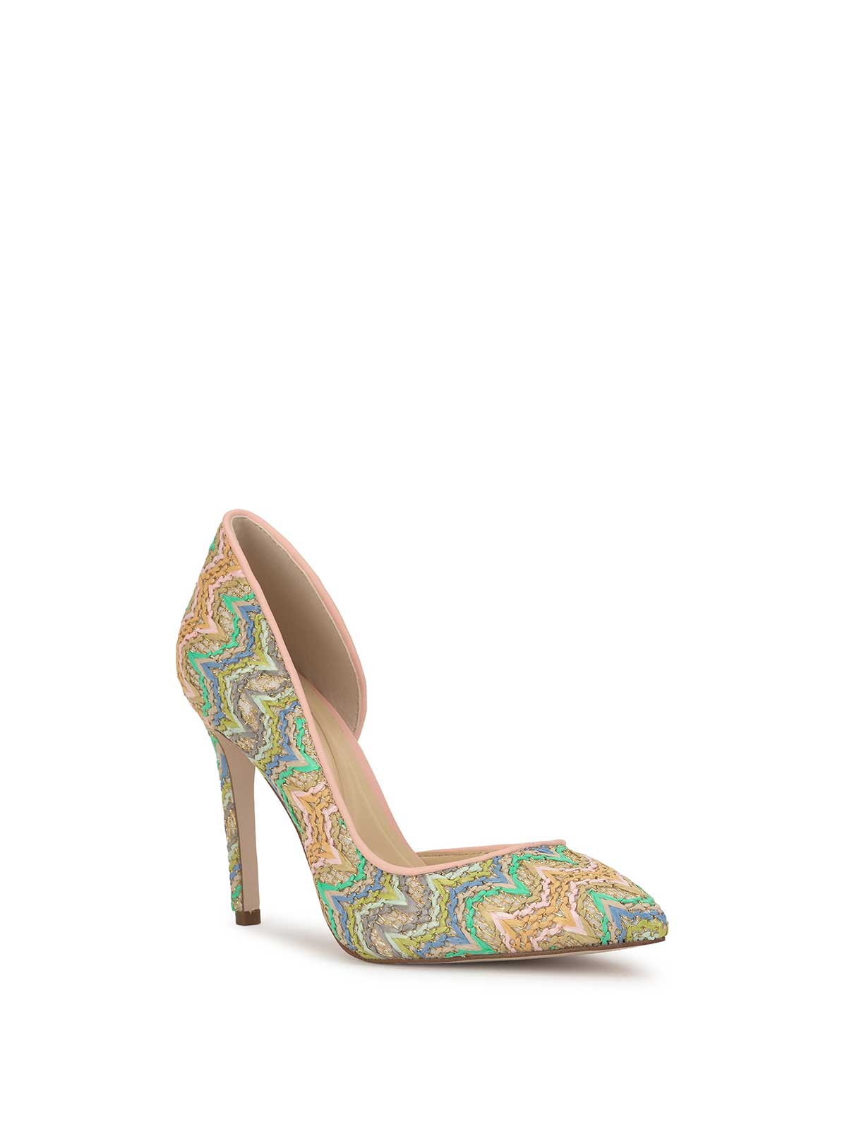 Jessica Simpson Outlet | Prizma D'Orsay Pump in Raffia Chevron