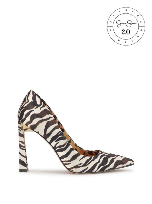 Jessica Simpson On Sale | Omissia High Heel in Brown Zebra