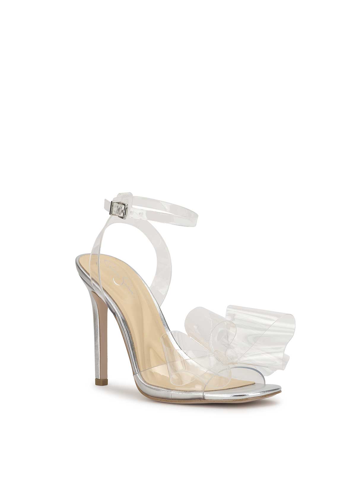 Jessica Simpson For Sale | Olivine High Heel in Clear & Silver
