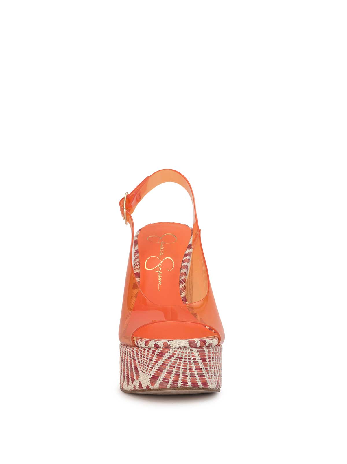 Jessica Simpson For Sale | Kaliese Wedge in Tangerine