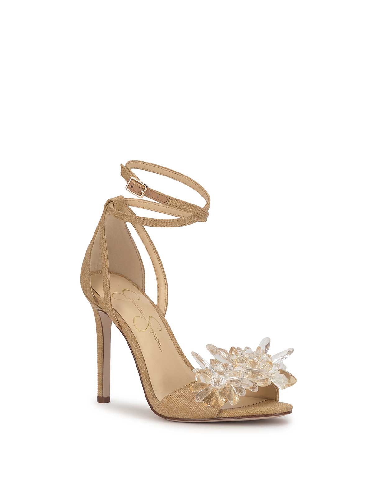 Jessica Simpson On Sale | Janivah High Heel in Natural Raffia