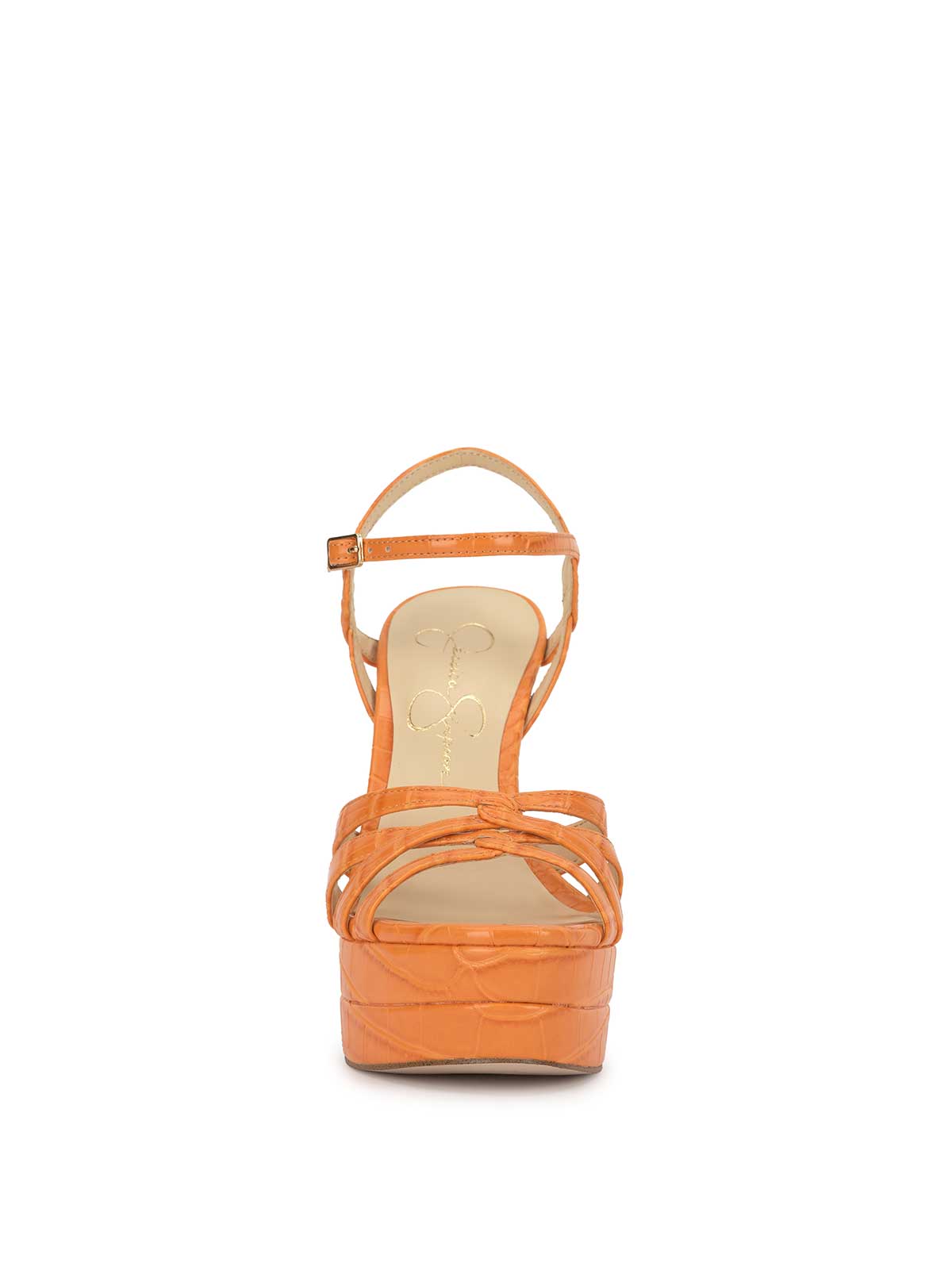 Jessica Simpson For Sale | Itzari Platform in Tangerine