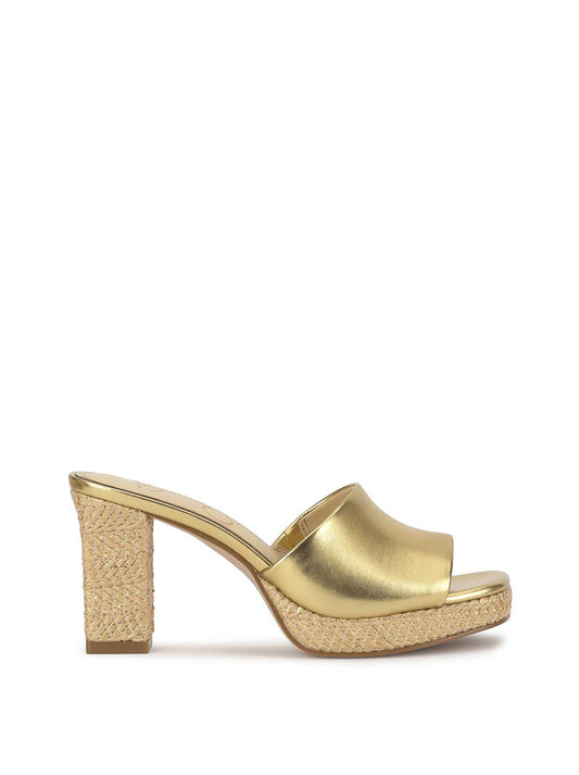 Jessica Simpson Online | Elyzza High Heel Slide in Gold