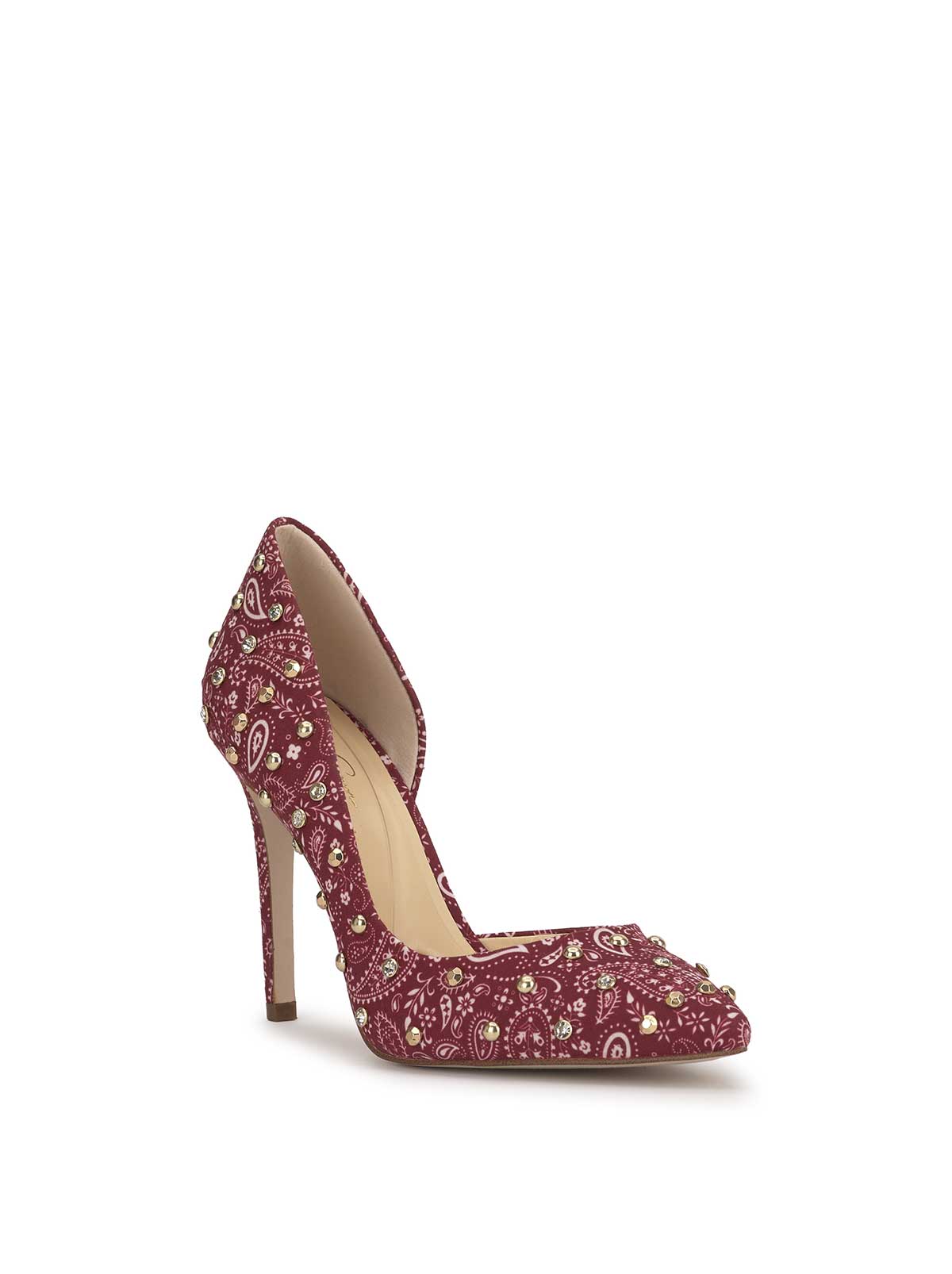Jessica Simpson For Sale | Prizma D'Orsay Pump in Red Bandana