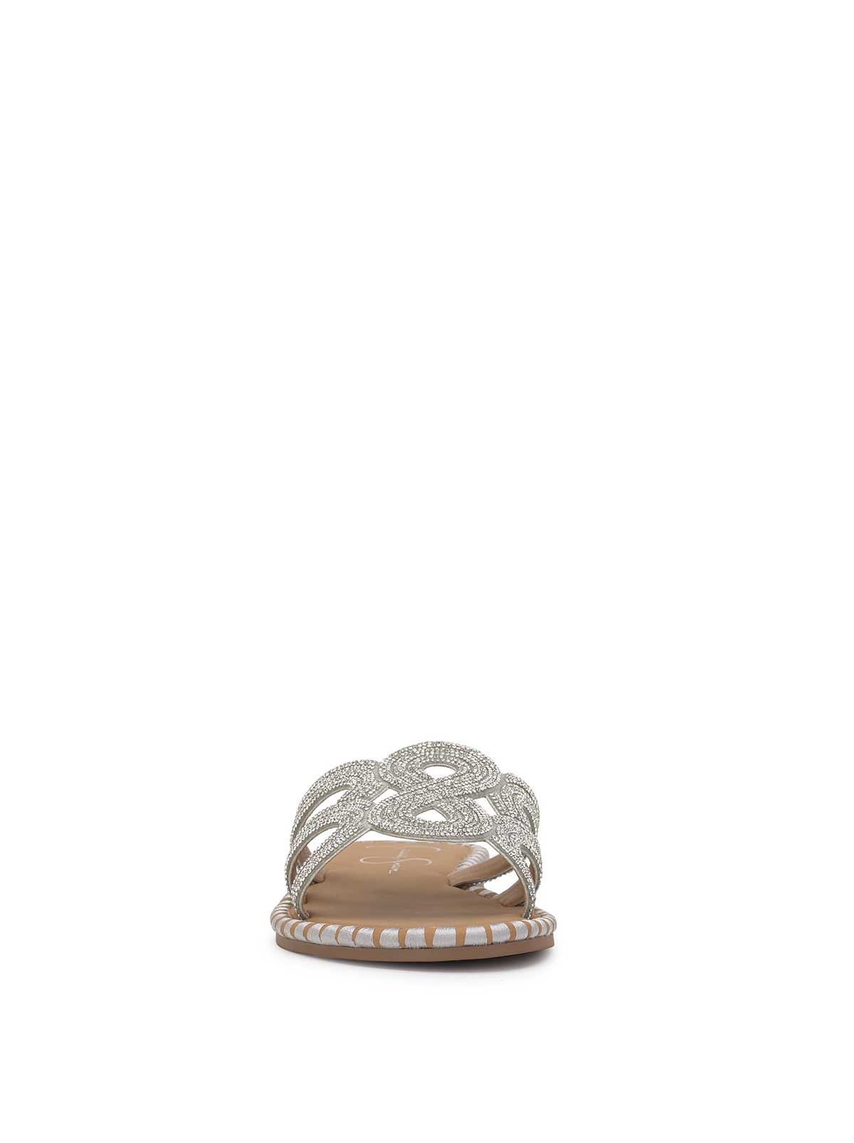 Jessica Simpson On Sale | Bria Flat Sandal in Silver