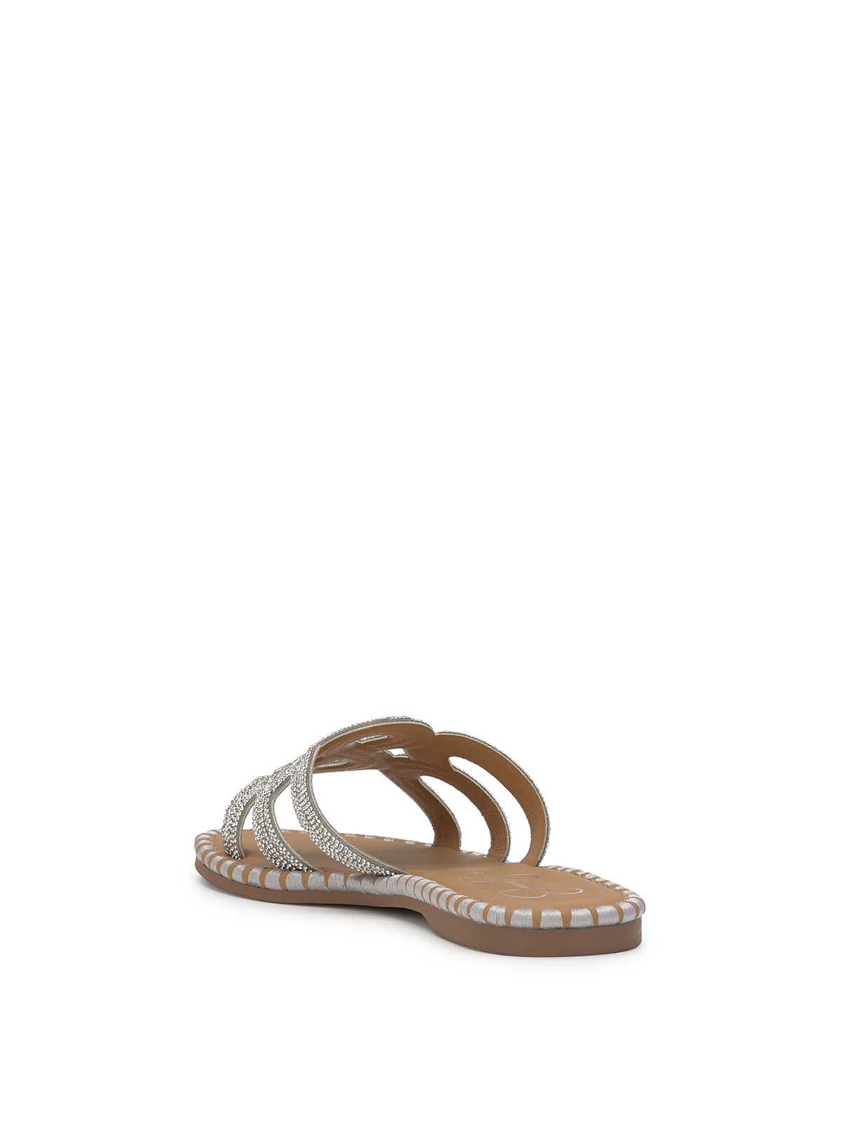 Jessica Simpson On Sale | Bria Flat Sandal in Silver