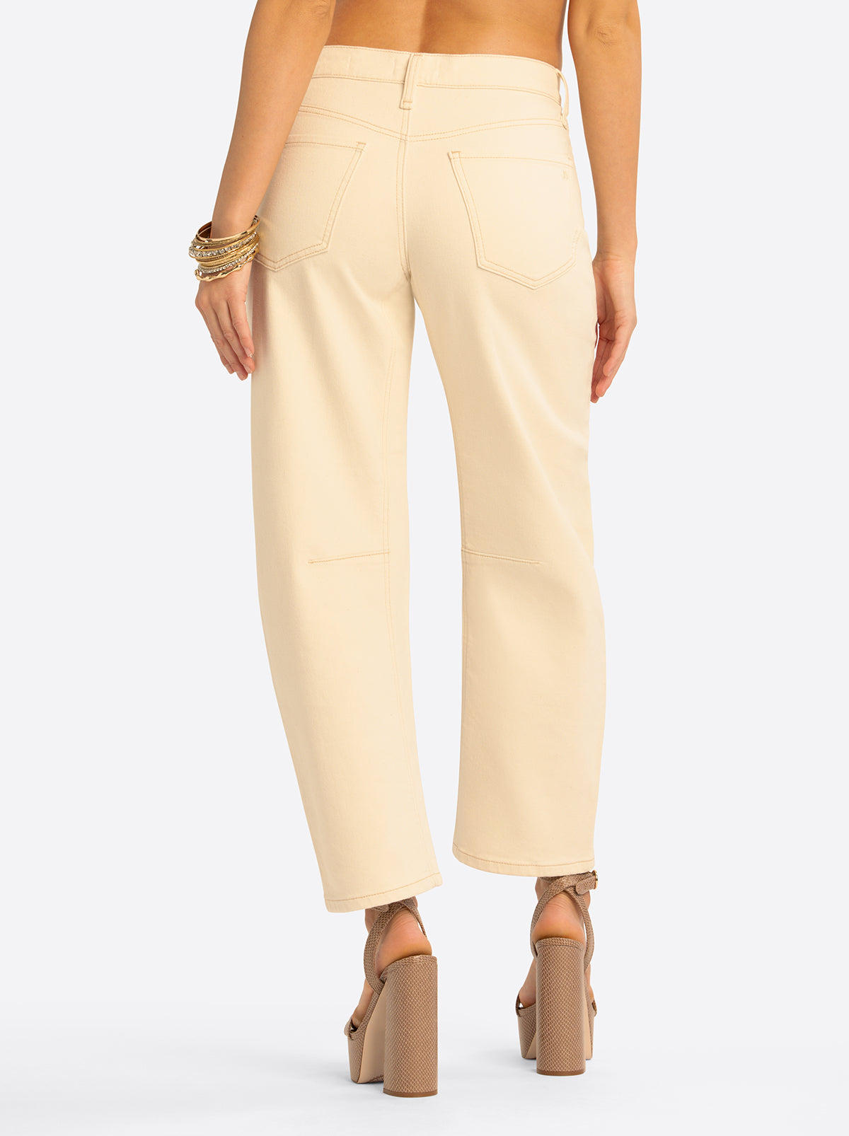 Jessica Simpson Sale | JS Jessica Simpson Austin Darted Barrel Jean in Undyed Natural