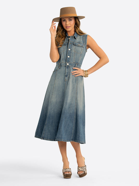 Jessica Simpson On Sale | JS Jessica Simpson Denim Dress in Alderwood