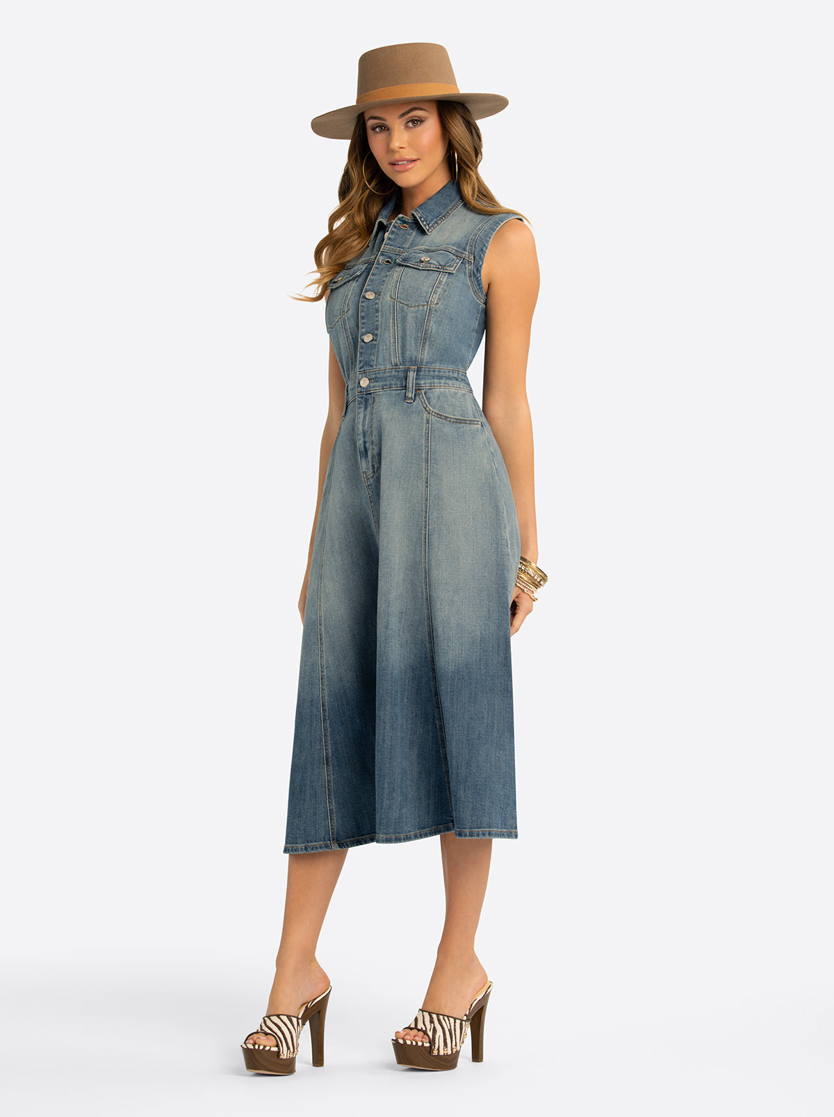 Jessica Simpson On Sale | JS Jessica Simpson Denim Dress in Alderwood