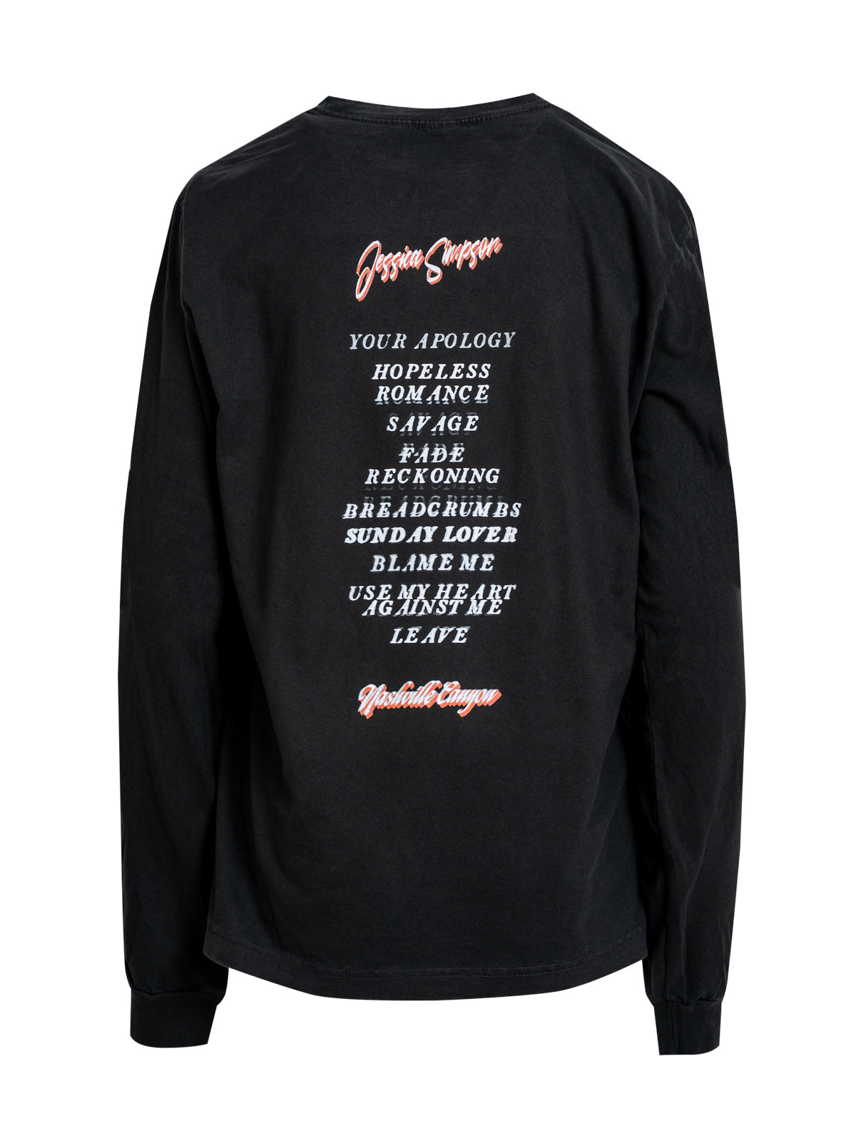 Jessica Simpson On Sale | Exclusive Nashville Canyon Tour Long Sleeve Tee