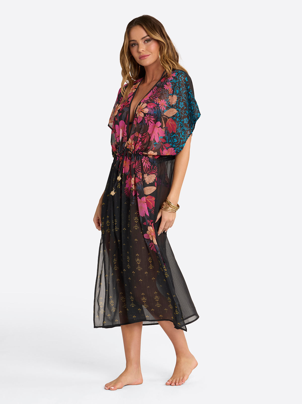Jessica Simpson Discount | Long Dress Cover Up in Swipe Right