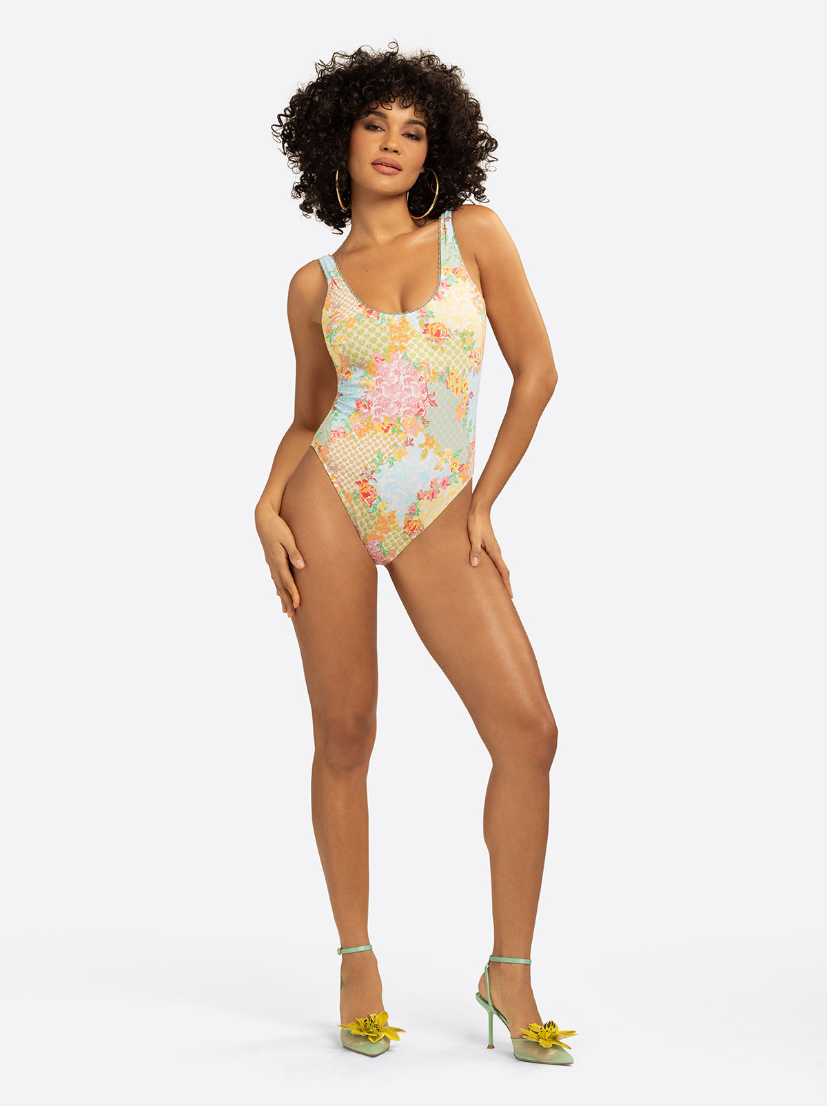 Jessica Simpson Outlet | Tank One Piece in Scene Stealer