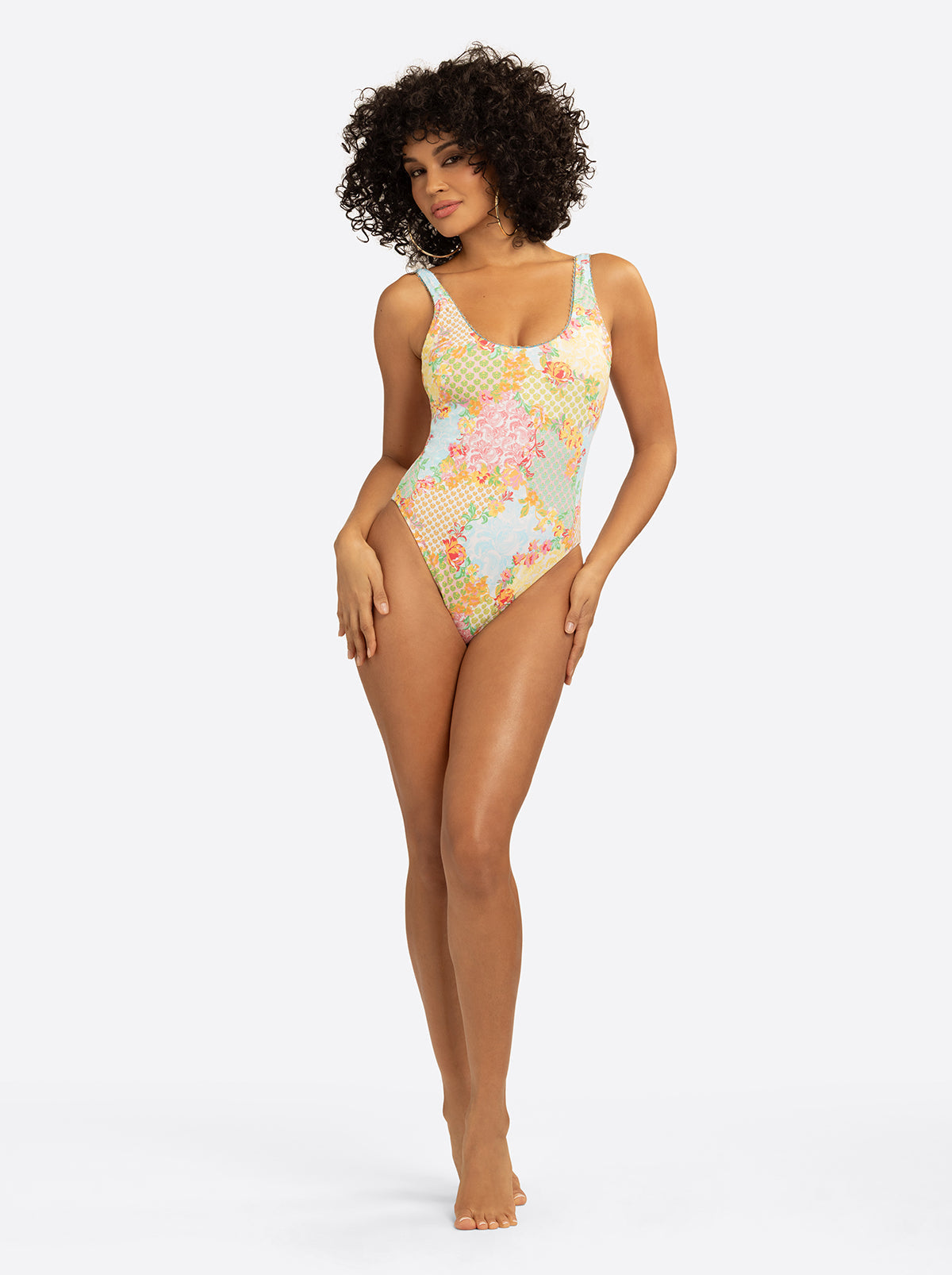 Jessica Simpson Outlet | Tank One Piece in Scene Stealer