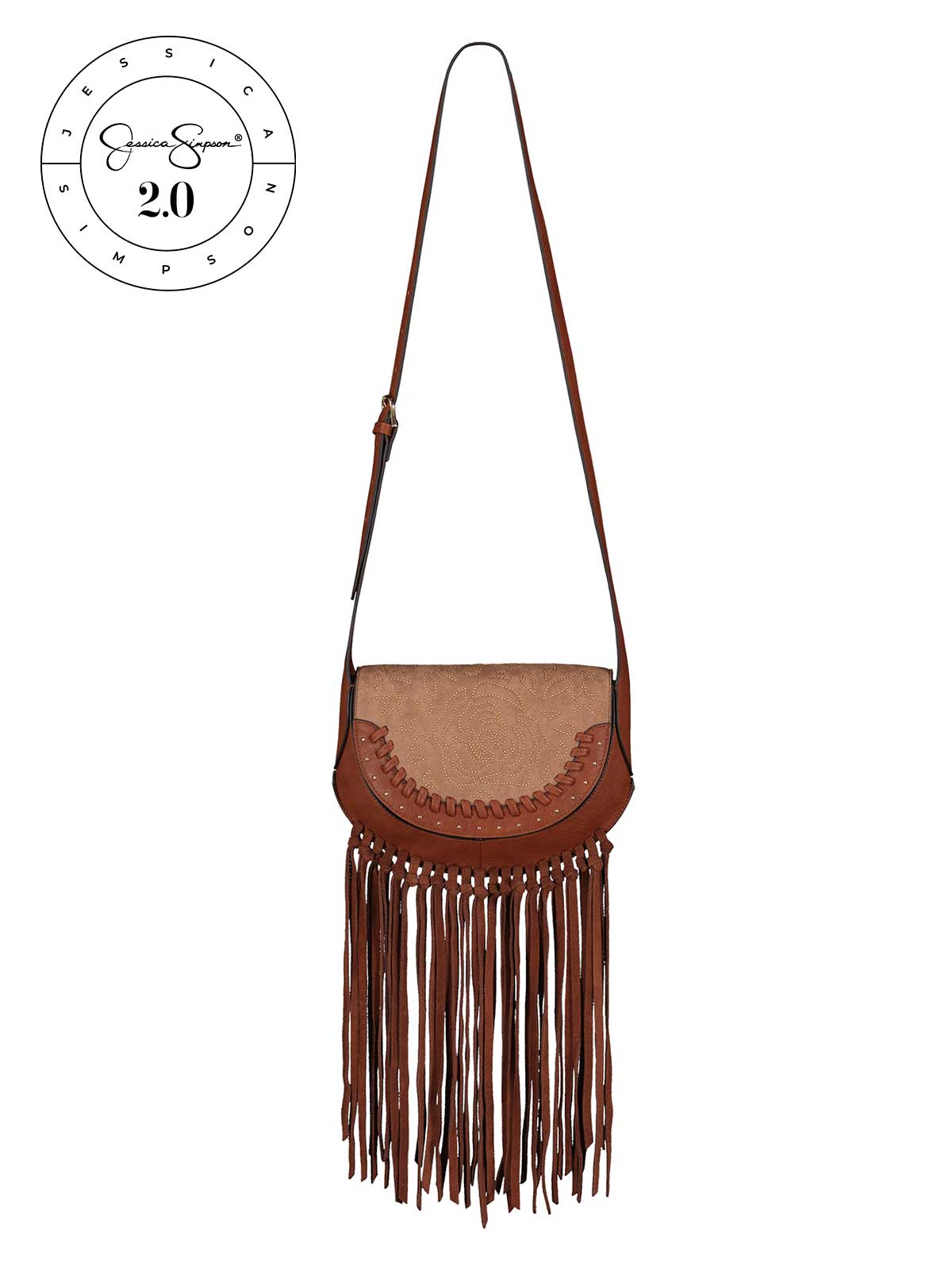 Jessica Simpson Outlet | Jessica Simpson 2.0 Ava Saddle Crossbody in Golden Oak