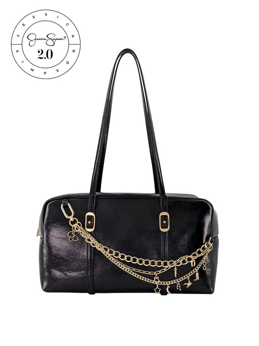 Jessica Simpson Sale | Jessica Simpson 2.0 Grayson Shoulder Bag in Meteorite