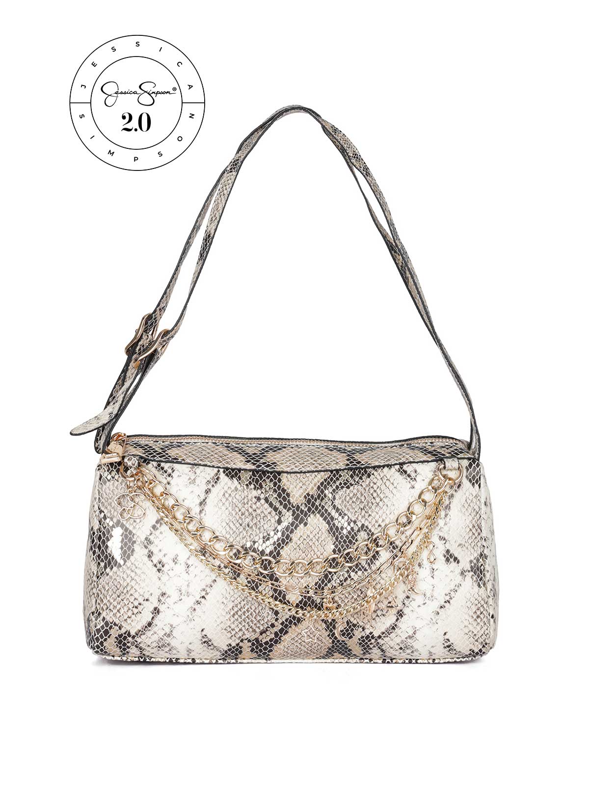 Jessica Simpson Online | Jessica Simpson 2.0 Grayson Shoulder Bag in Soft Ivory