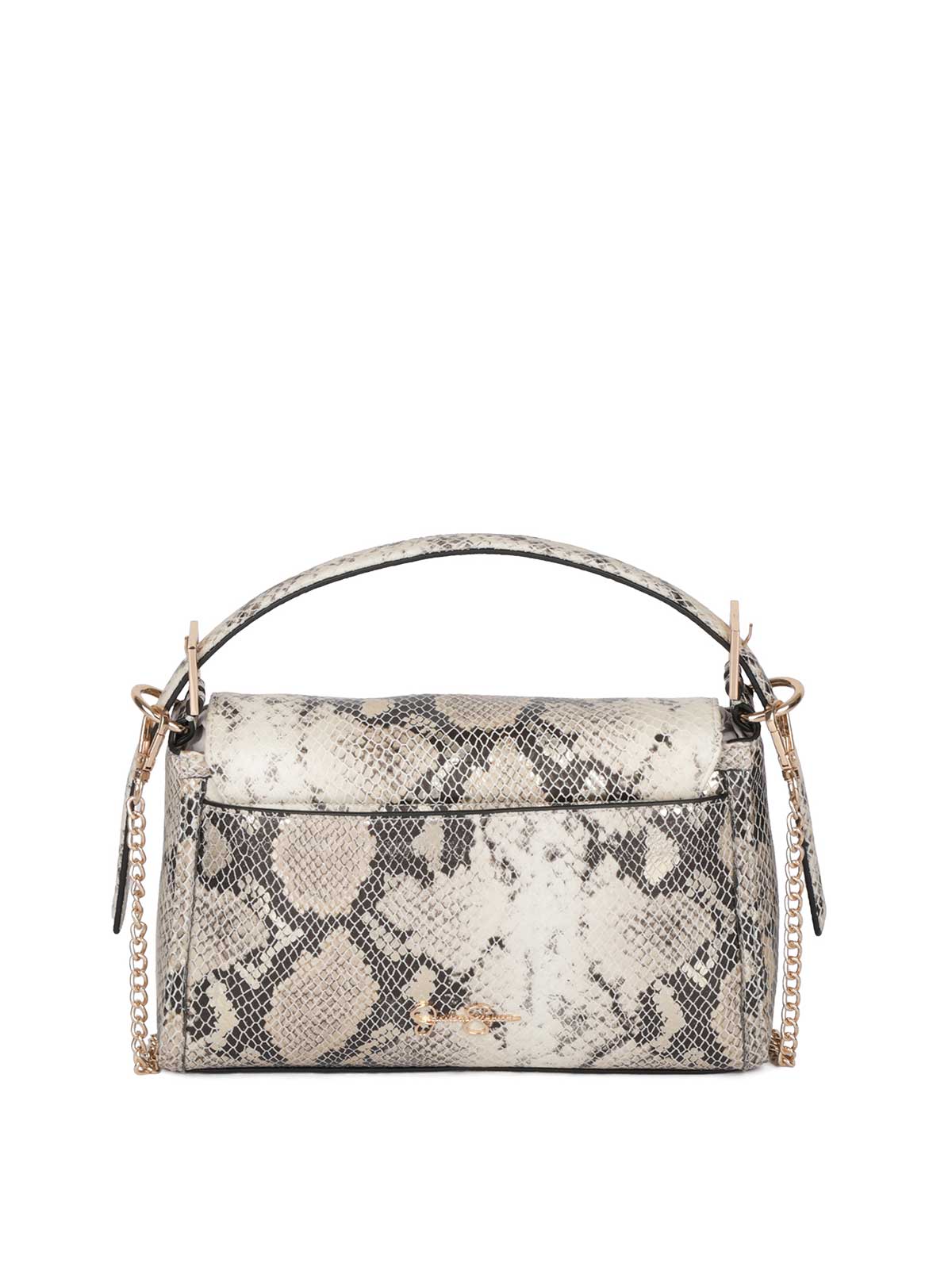 Jessica Simpson On Sale | Jessica Simpson 2.0 Luisa Top Handle in Ivory Snake