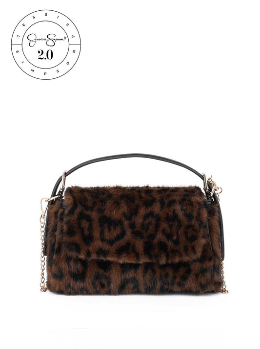 Jessica Simpson For Sale | Jessica Simpson 2.0 Luisa Top Handle in Leopard
