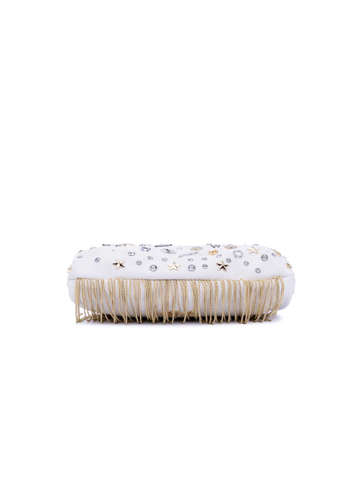 Jessica Simpson Discount | Jessica Simpson 2.0 Zoe Frame Clutch in Soft Ivory