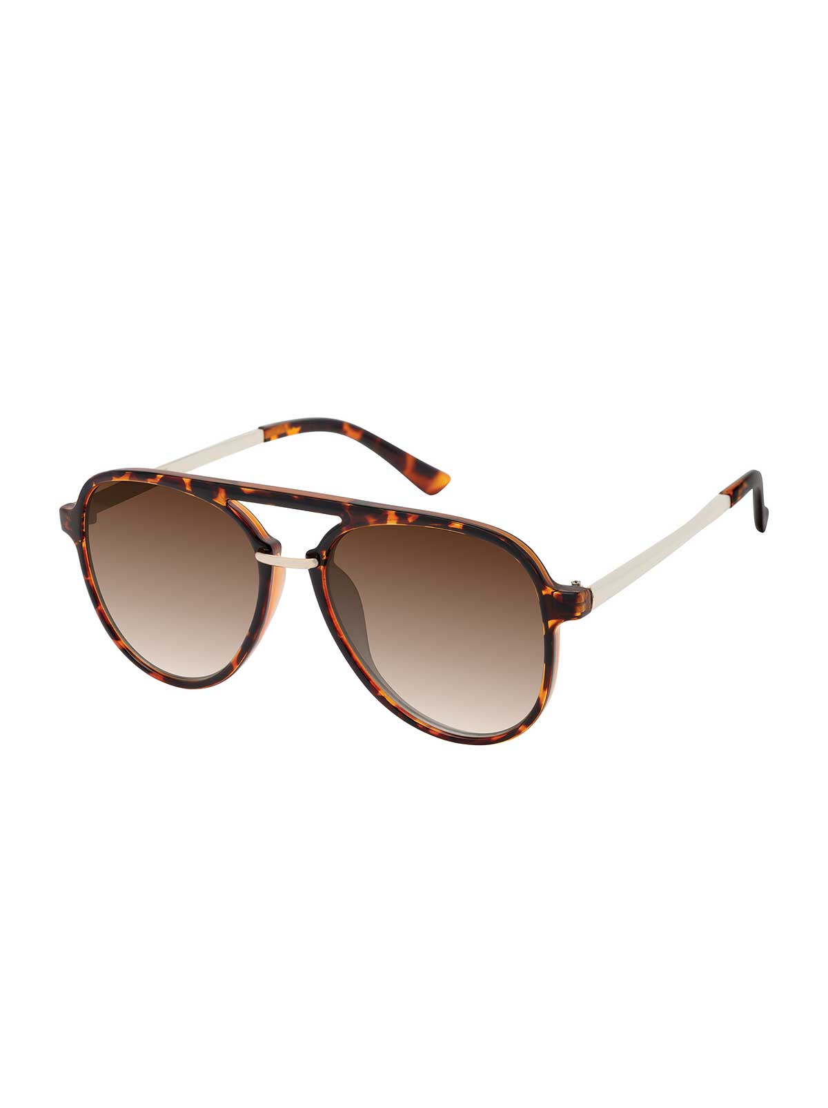 Jessica Simpson For Sale | Stylish Aviator Metal Bridge Sunglasses in Tortoise