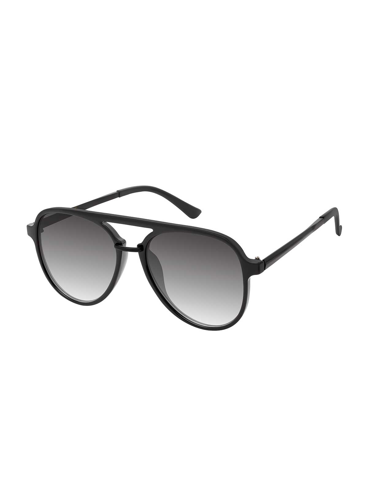 Jessica Simpson Sale | Stylish Aviator Metal Bridge Sunglasses in Black